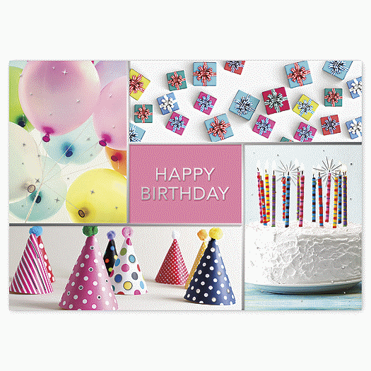Festive Frames Birthday Cards