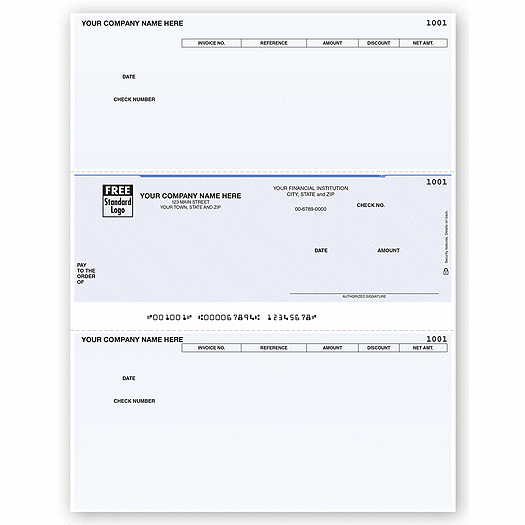 Laser Middle Accounts Payable Check