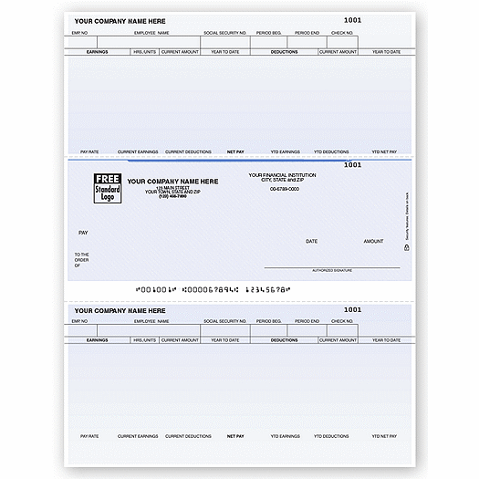 Laser Middle Payroll Check