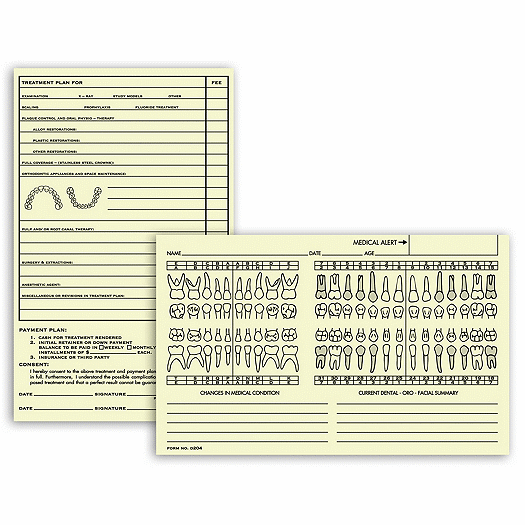 Pedodontic Continuation Form