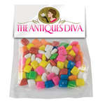 Large Plastic Bag with Header Card - Filled with Gum