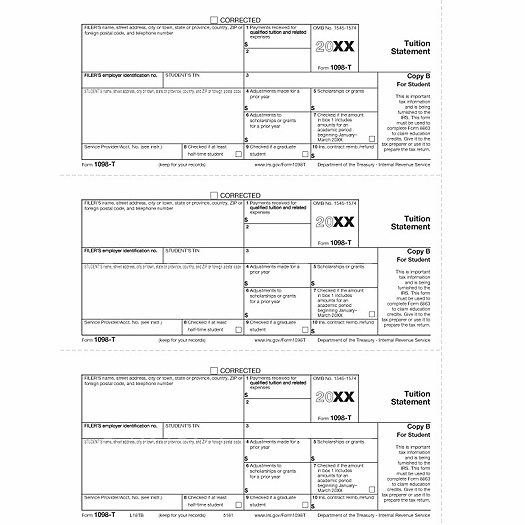 2020 Laser 1098-T, Student Copy B