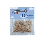 Small Plastic Bag with Header Card - Filled with Peanuts