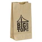 Brown Paper Popcorn Bag