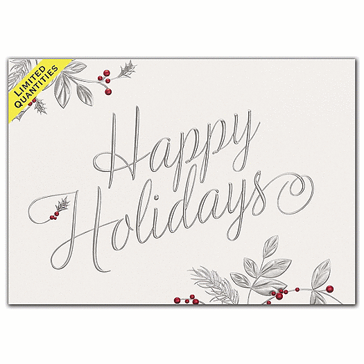 Shimmering Wishes Holiday Cards