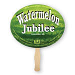 Oval Shaped Thrifty Hand Fan