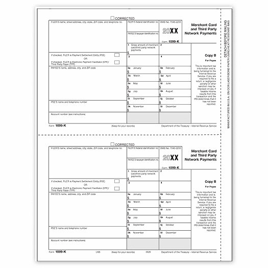 2020 Laser 1099-K, Copy B