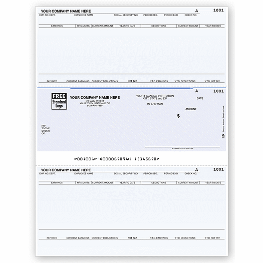 Laser Middle Payroll Check