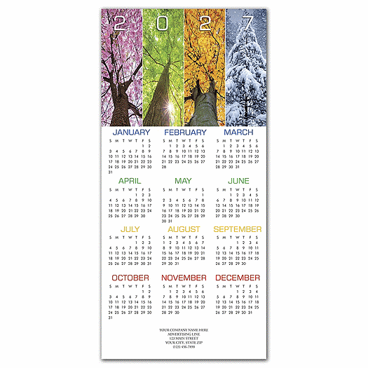 Yearlong Wishes Calendar Cards
