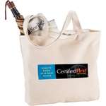 Signature Cotton 12 oz. Zippered Tote Bag