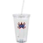 Spirit Acrylic Tumbler with Straw - 16 oz.