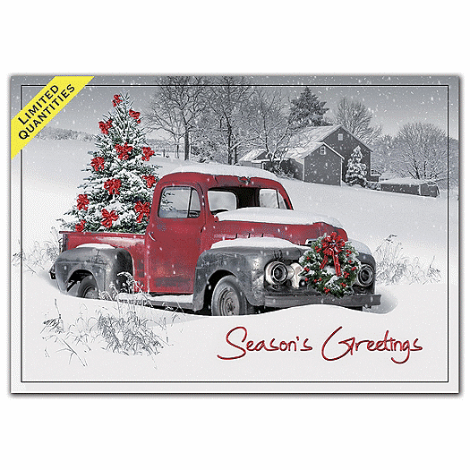 Big Red Holiday Cards