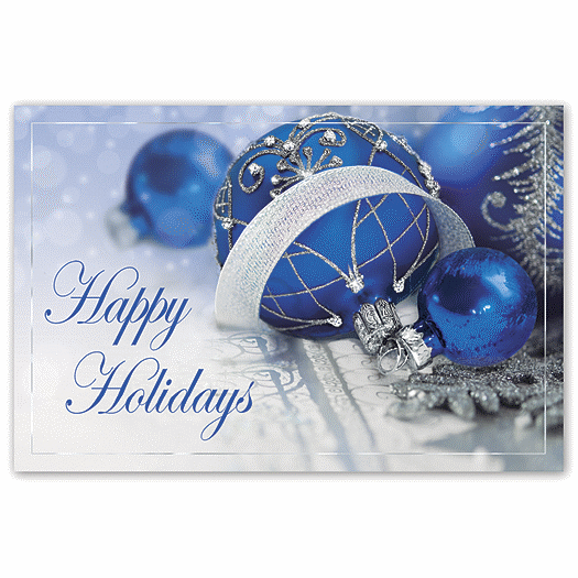Starlight Sapphire Holiday Postcards