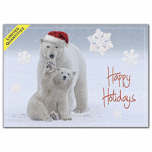 Happy High Five Holiday Cards