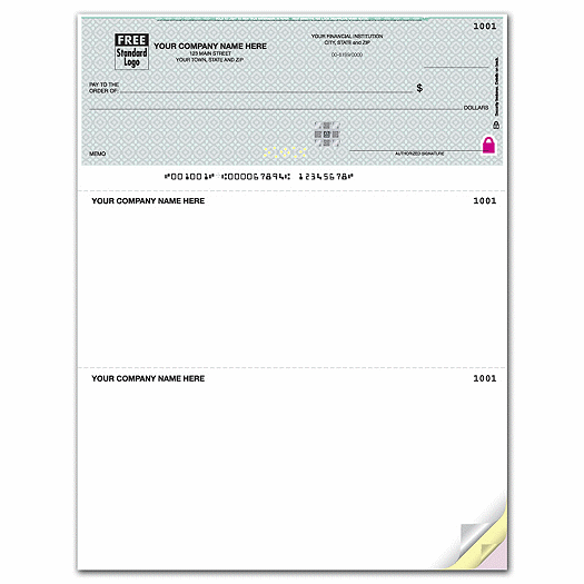 Deluxe HS Vibrant Laser Top Check, Lined