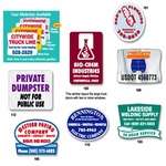 Round Vinyl Truck Decal - 12