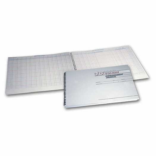 Disbursement Journal, 18 Columns