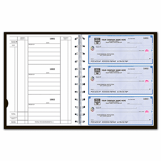 Deluxe High Security 3-On-A-Page Compact Size Checks