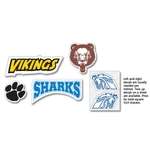 White CONFORMcal Helmet Decal - 6 to 10 Sq. In.