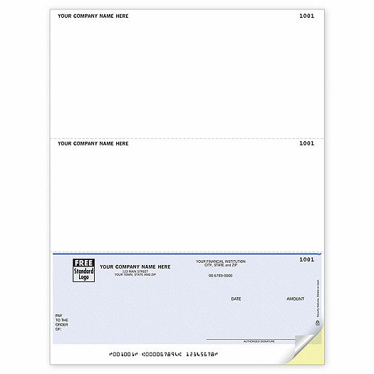 Laser Checks, Compatible with Design Manager