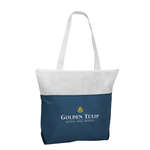 PolyPro Two-Tone Zippered Tote Bag