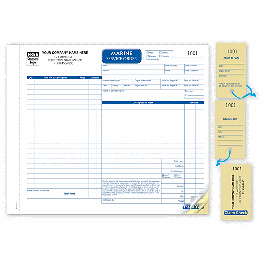 Marine Service Order
