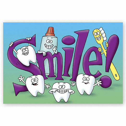 Orthodontic Laser Postcards, Smile