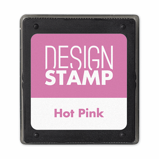 Hot Pink Ink Pad for Design Stamp