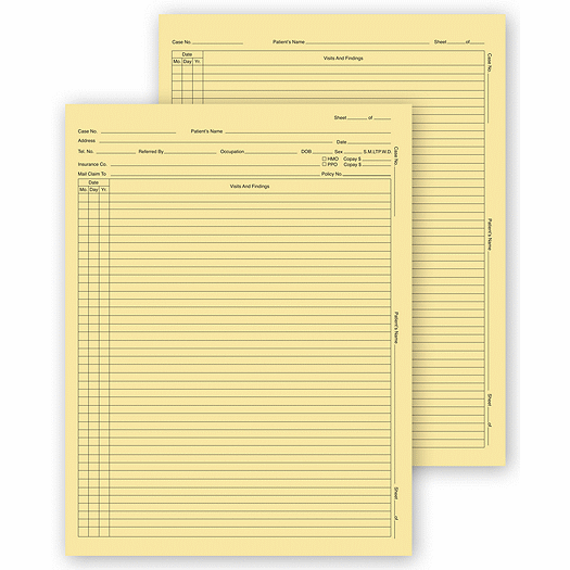 General Patient Exam Records, Letter, w/o Account Record