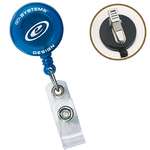 Round Secure-A-Badge with Alligator Clip