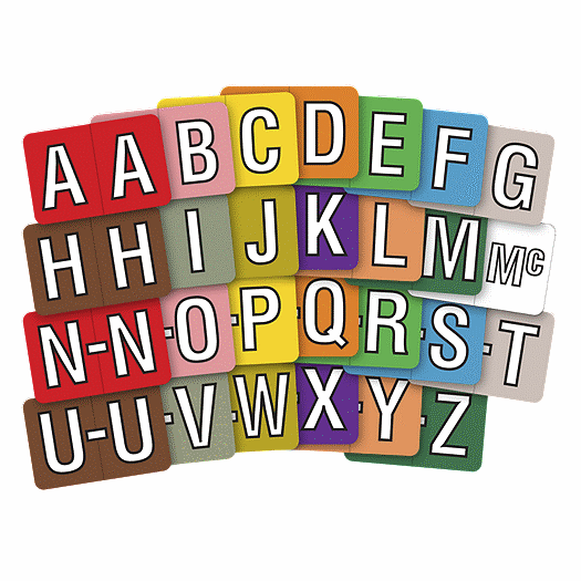 Barkley Alpha Label Sheets