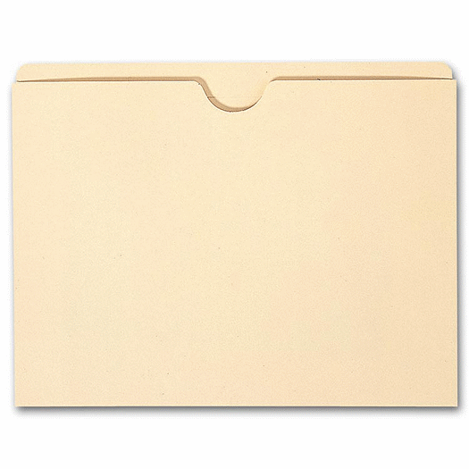 Manila File Pocket, 11 pt, No expansion