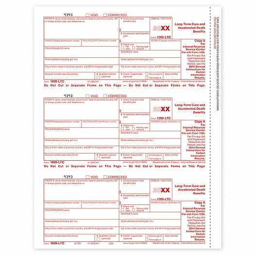 2020 Laser 1099-LTC, Federal Copy A