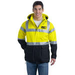 Port Authority ANSI Class 3 Safety Heavyweight Parka - Dark/All