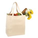 Port and Company Over-the-Shoulder Grocery Tote - Dark/All