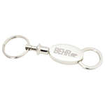 Oval Valet Key Tag
