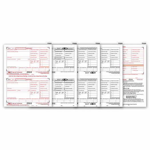 2020 Laser W-2 Set, 6-part