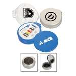 Oval KeyTag Round Hairbrush/Sew Kit/Mirror