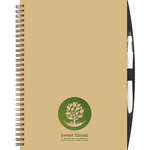 FastBook Large Hardcover NoteBook with PenPort - 70 Sheets, 7" x 10"