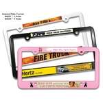 4-Hole License Plate Frame - Full Color Digital