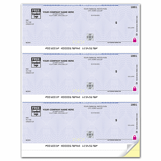 Deluxe High Security 3/Pg Laser Check
