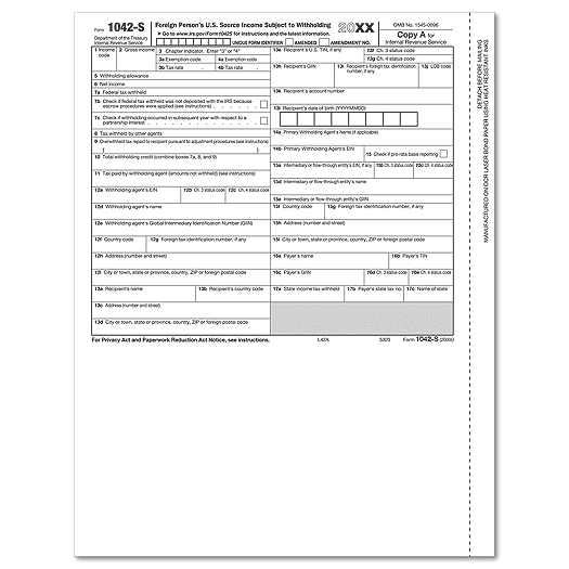 Laser 1042-S, Federal Copy A