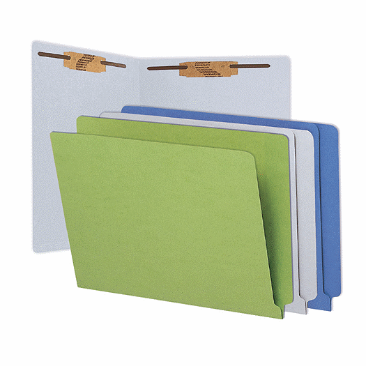 End Tab Folder with Fasteners-11 Pt.