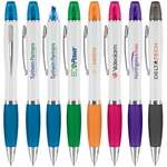 Curvaceous Ballpoint Pen/Highlighter