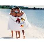 Turkish Signature Ultraweight Beach Towel - White
