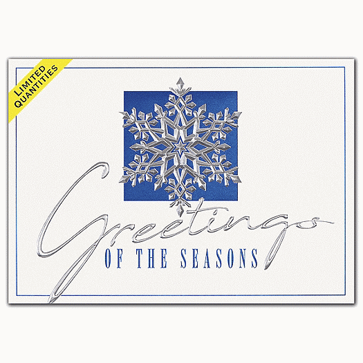 Snowflake Hero Holiday Cards