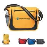 Messenger Bag with Matching Striped Handle