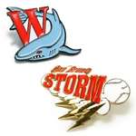 Die Struck Brass Lapel Pin - 3/4