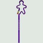 Gingerbread Man Shaped Pencil