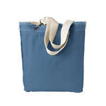 Authentic Pigment Direct-Dyed Raw-Edge Tote - Dark/All